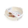 Plat à four rond écru 27 cm - Visuel 0